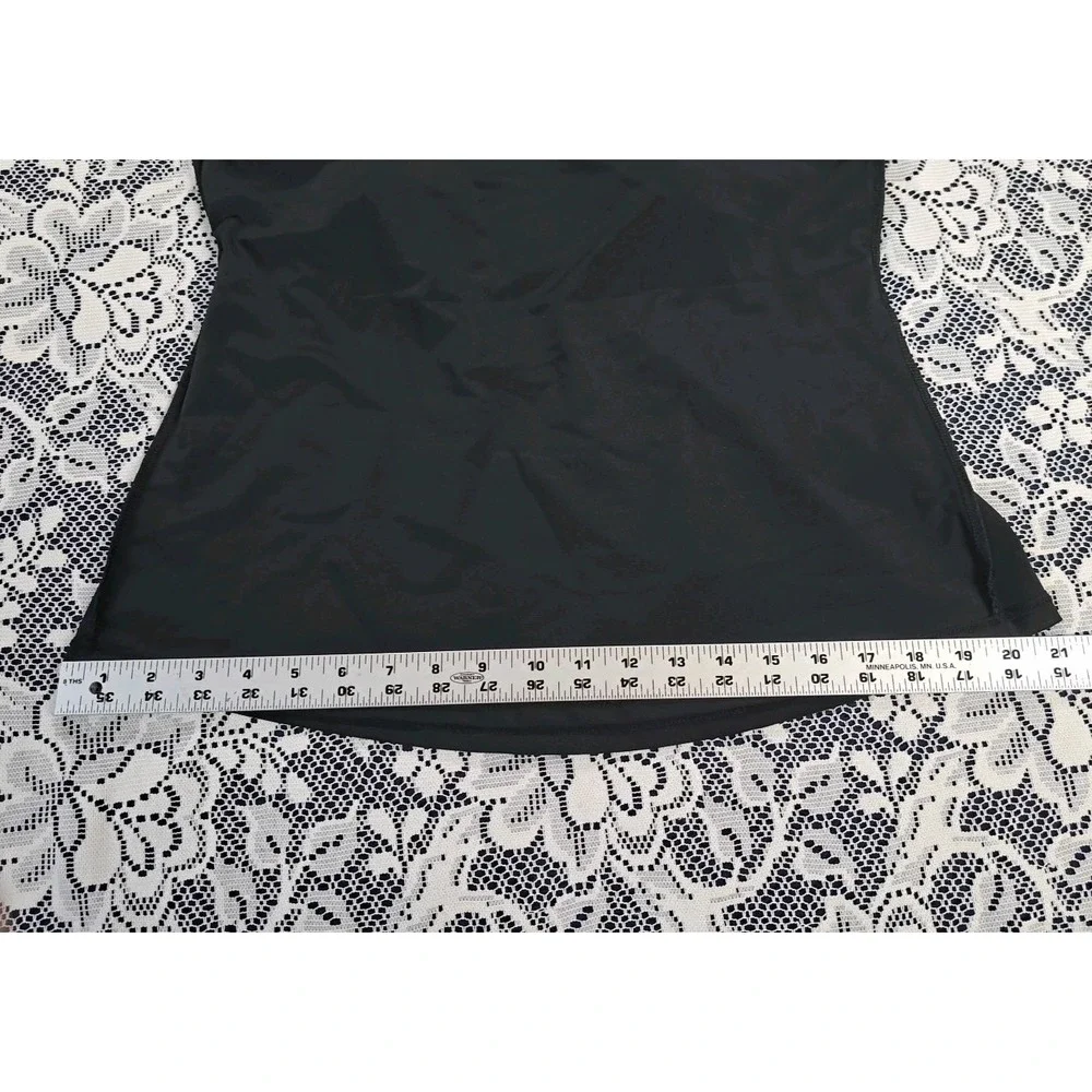 Tropical Escape Swim Shorts 12 Black Tankini Swim Top L Adjustable Straps Padded